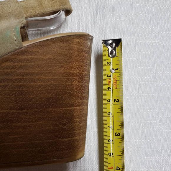 Barbara Barbieri beautiful 100% Sueded leather made in Italy wedge sandals. - Picture 12 of 12